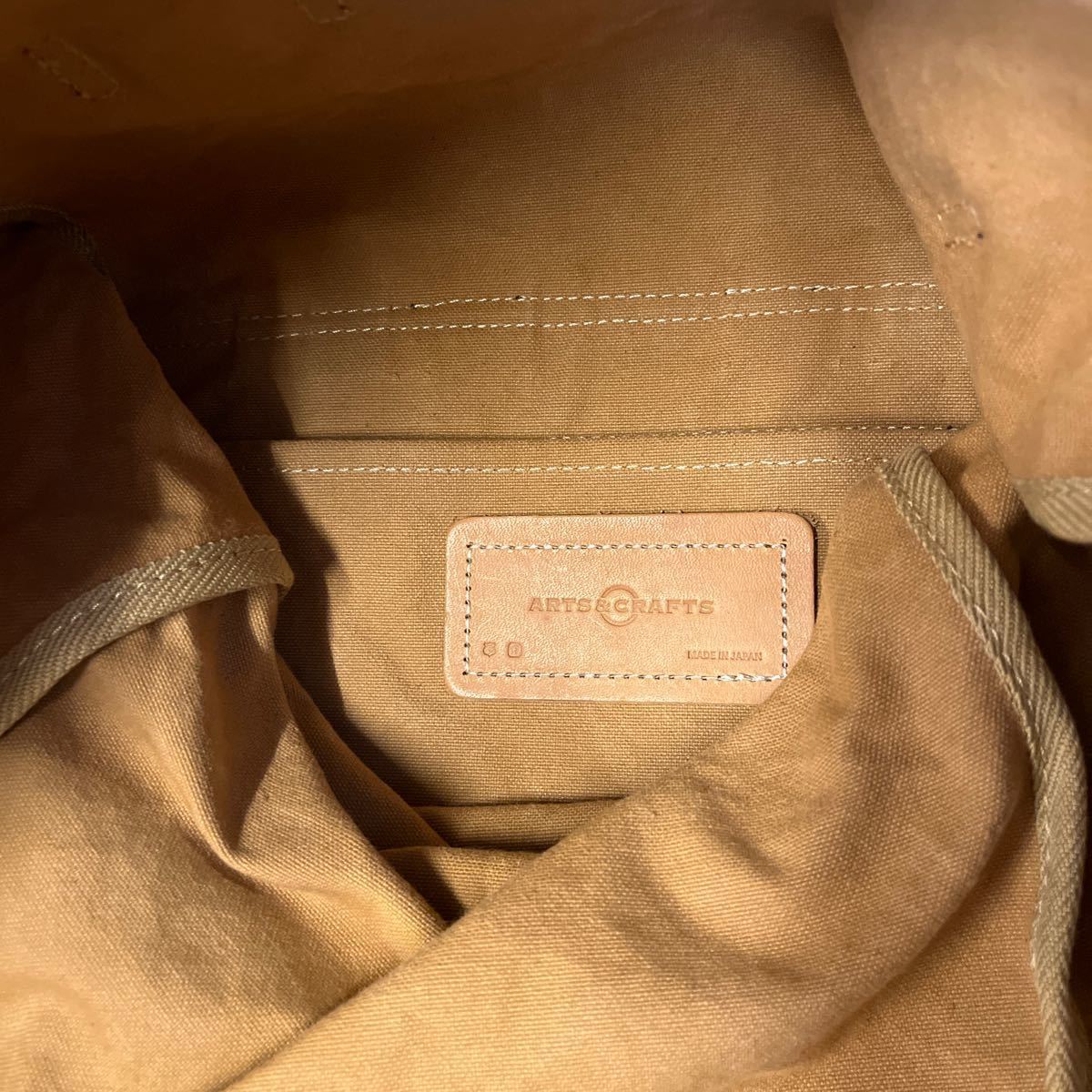 ARTS&CRAFTS 帆布 キャンバス ロールトップ リュック バックパック 