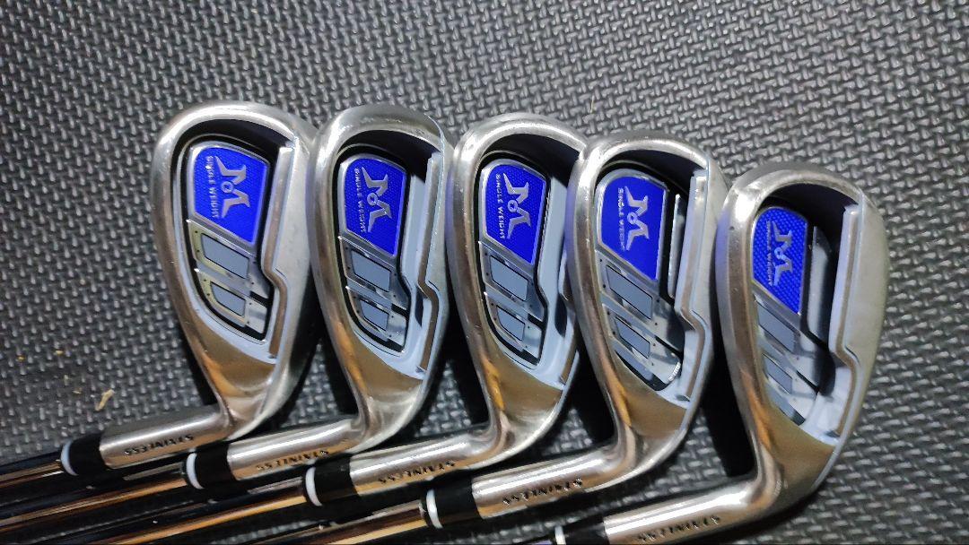 低価，本物保証】 MAZEL マゼル ワンレングス アイアンセット9本