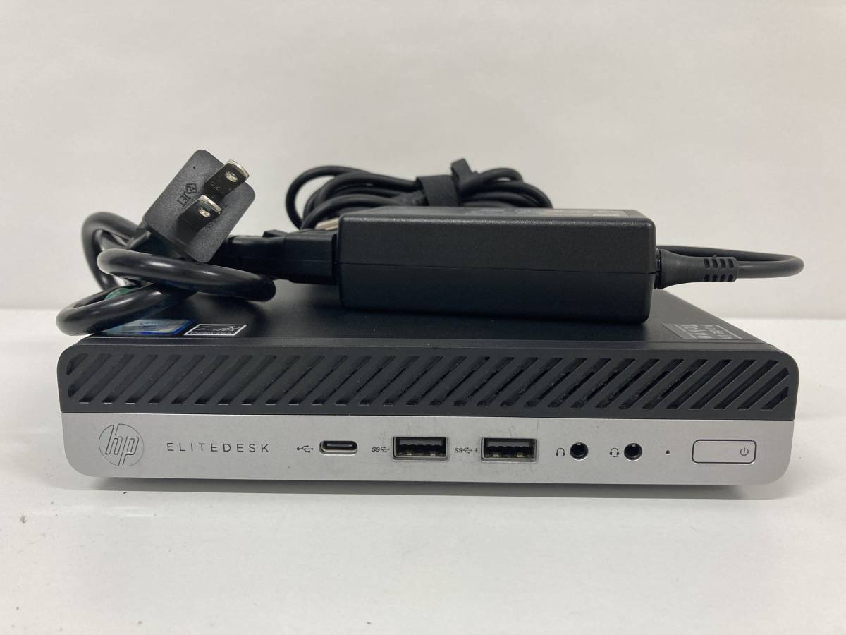 Myday公式アカウント01さま専用 HP EliteDesk 800 HP EliteDesk 800 G4 DM 35W / Core i5-8500T 2.10GHz / 8GB / SSD