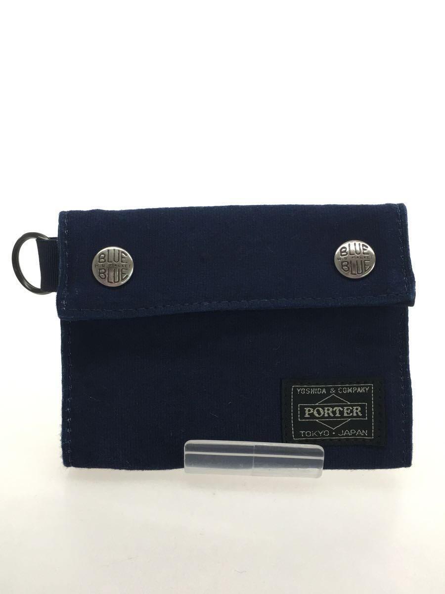 PORTER◇インディゴ/財布/ネイビー/メンズ ポーター PORTER 財布 &amp