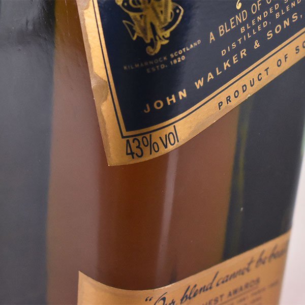 1円～☆ジョニーウォーカー ブルーラベル ☆旧ボトル 750ml 43