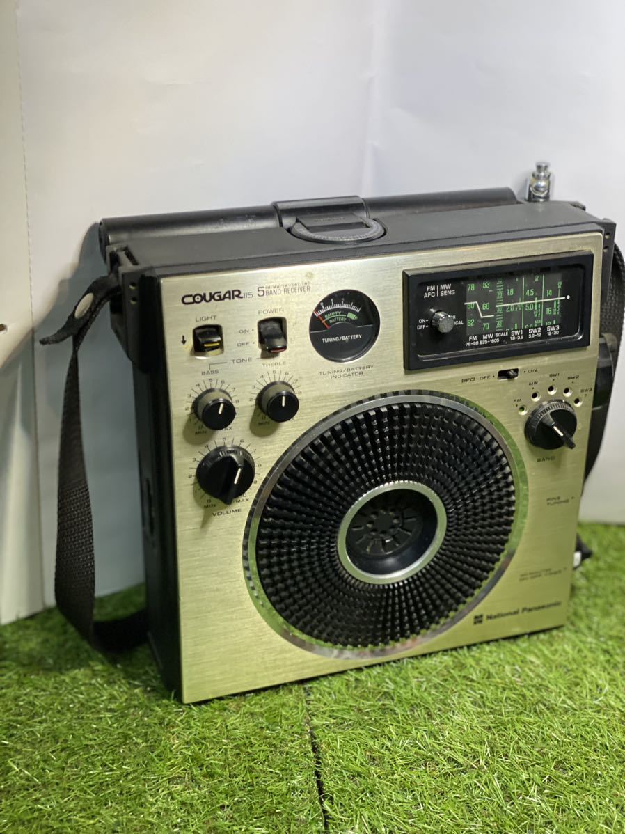 National Panasonic COUGAR115 5バンドラジオ National Panasonic
