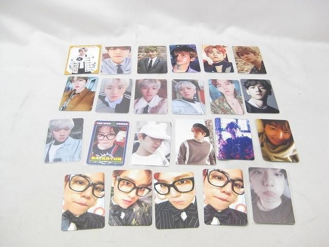 同梱可】中古品 韓流 EXO ベクヒョン のみ トレカ 22枚 KOKOBOT 等