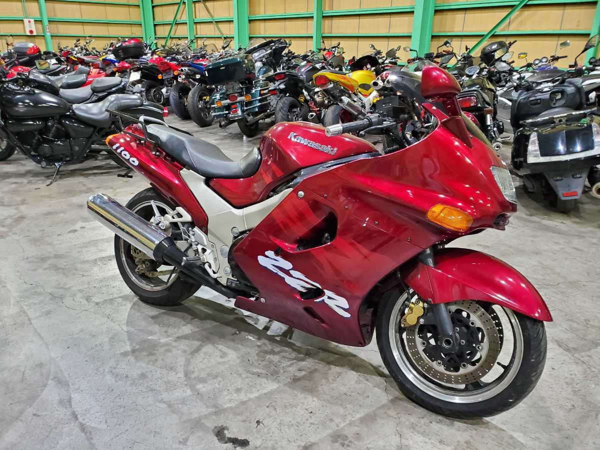 格安 ZZR-1100 ZZR1100 ZXT10D D型モデル セル始動 41560km 平成7年
