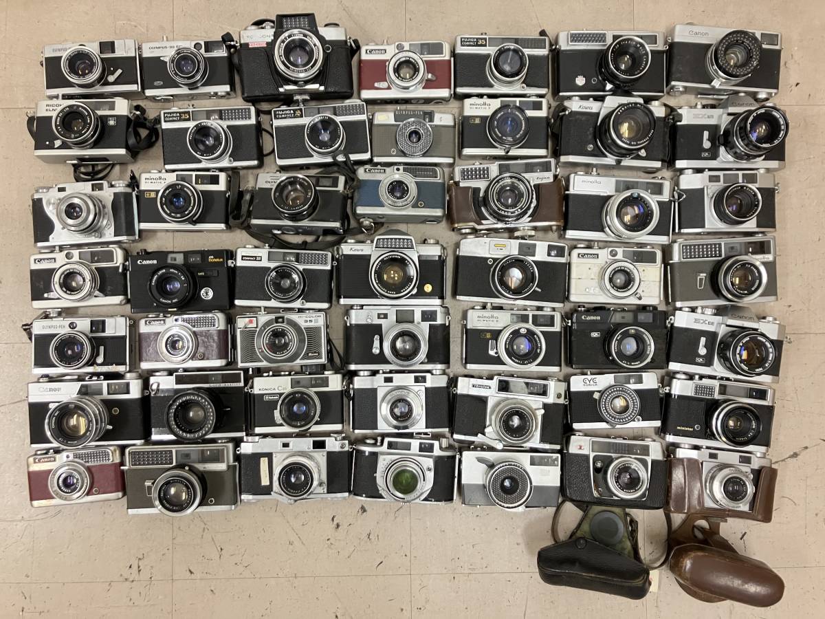 【大量45個以上】 キャノン ミノルタ オリンパス 等 レンジファインダー コンパクトカメラ 等 まとめ ジャンク D90