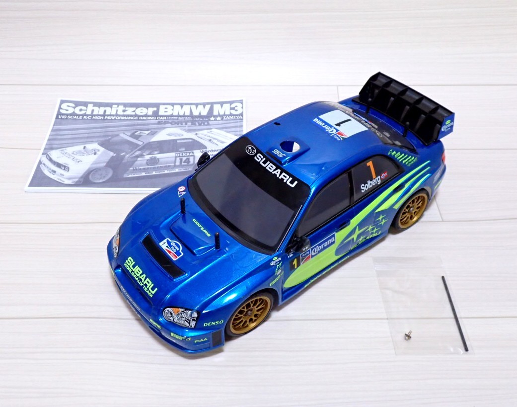 1/10 タミヤ TA01 シャーシ インプレッサWRC ボディ付