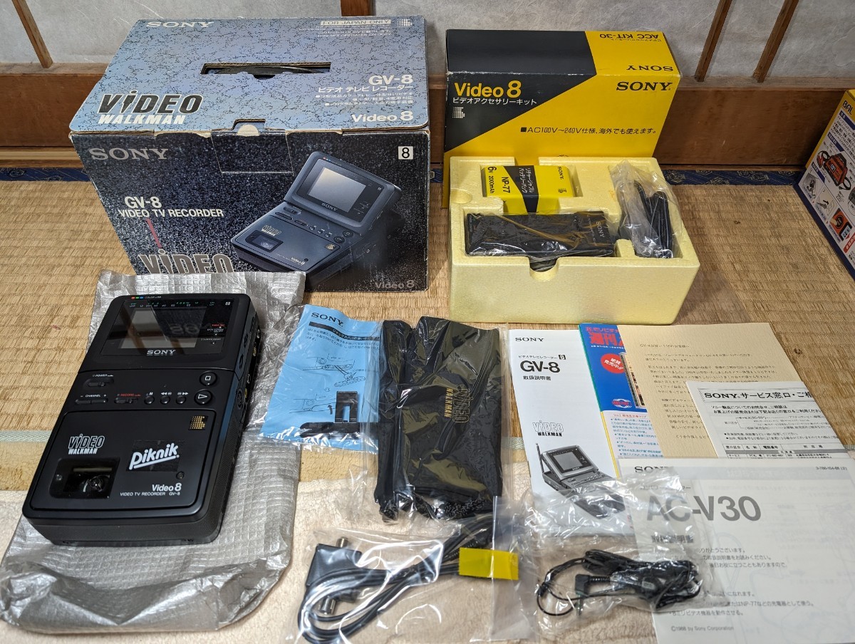 GV-8 SONY Video 中古美品SONY VIDEOWALKMAN 希少SONY 美品 SONY