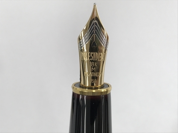 プラチナ万年筆 出雲 赤溜 中字 未使用 PLATINUM 万年筆 プラチナ 出雲