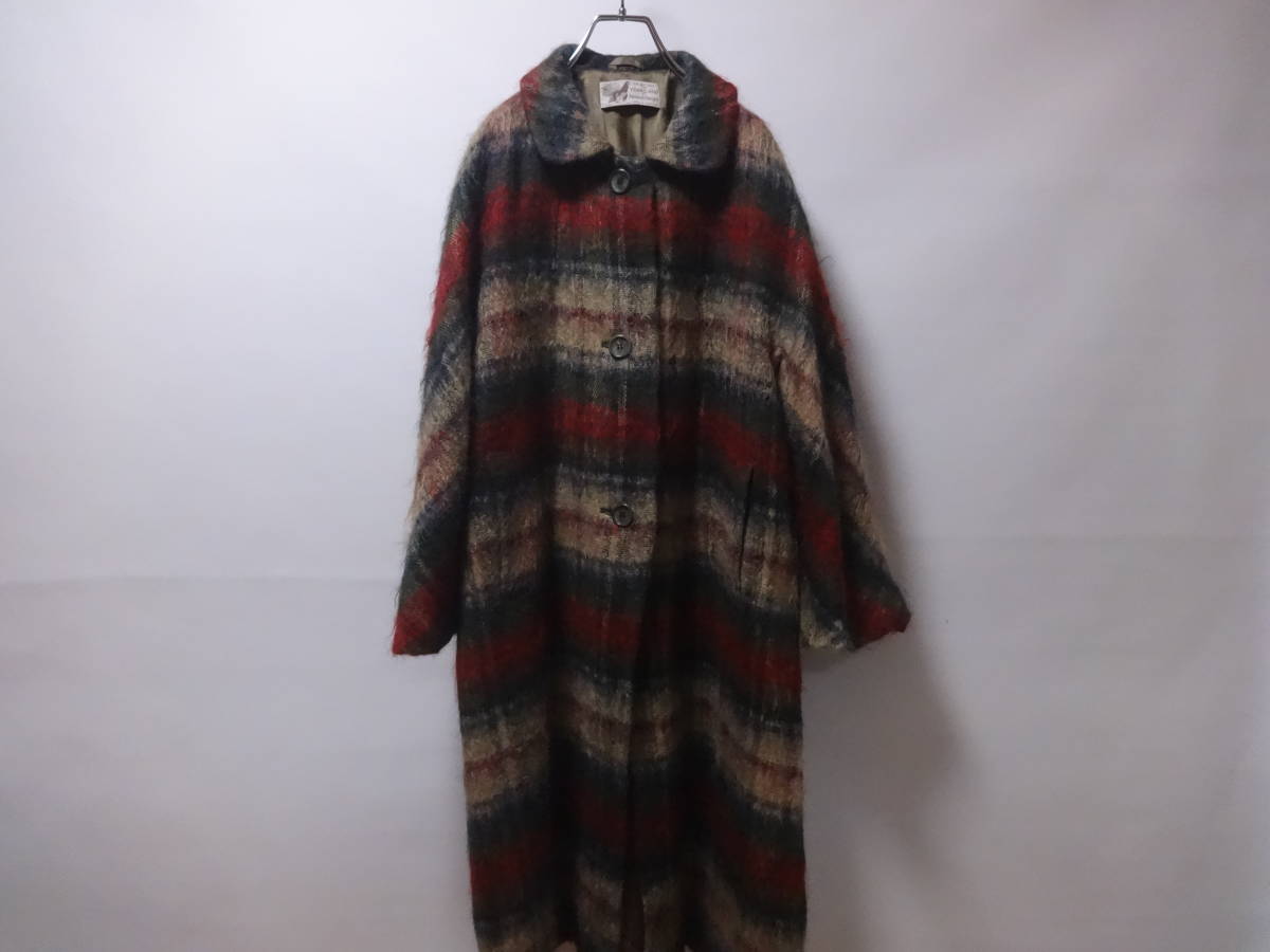 貴重品☆70s VINTAGE☆スコットランド製YORKLAND☆上質モヘア&ウール 