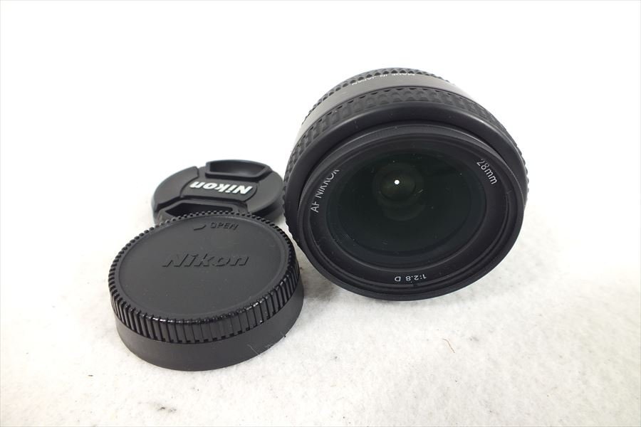 □ Nikon ニコン レンズ AF NIKKOR 28mm 1:2.8 D 中古 現状品
