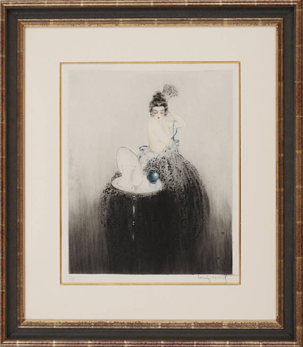 真作】ルイ・イカール Spanish Comb，1922 100年以上前のオリジナル