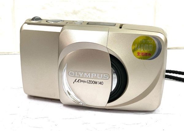 OLYMPUS μ(myu:)  ゴールド OLYMPUS 0 オリンパス μ ZOOM ミュー VF DELUXE mju - I33 フィルム