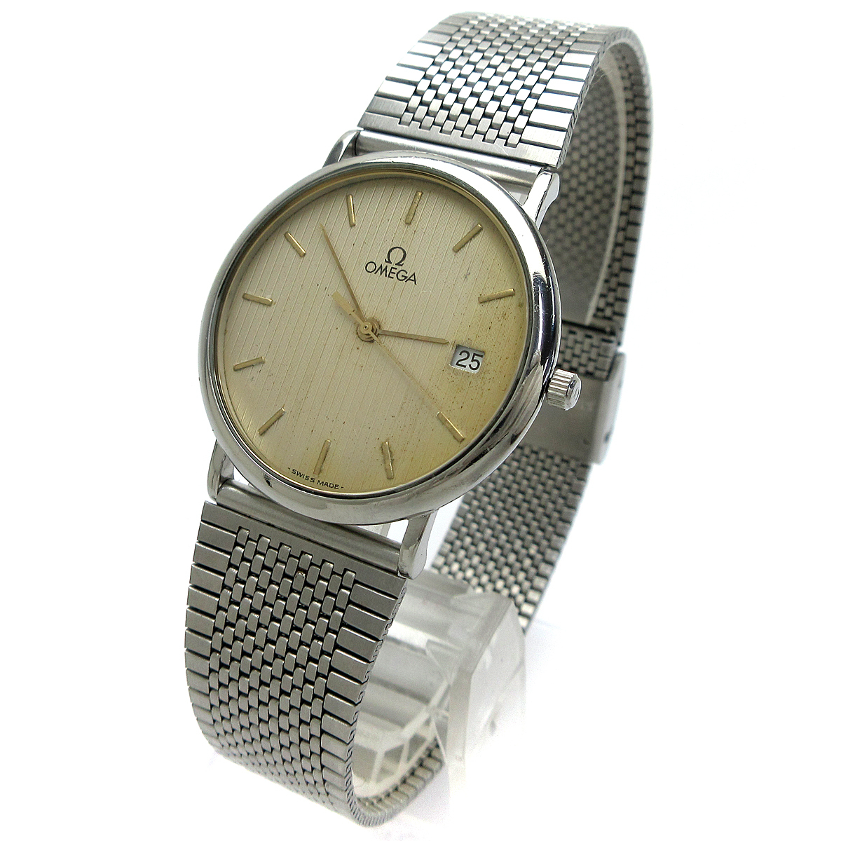 オメガ 時計 デビル メンズ cal.1430 シルバー 196 0312.1 OMEGA