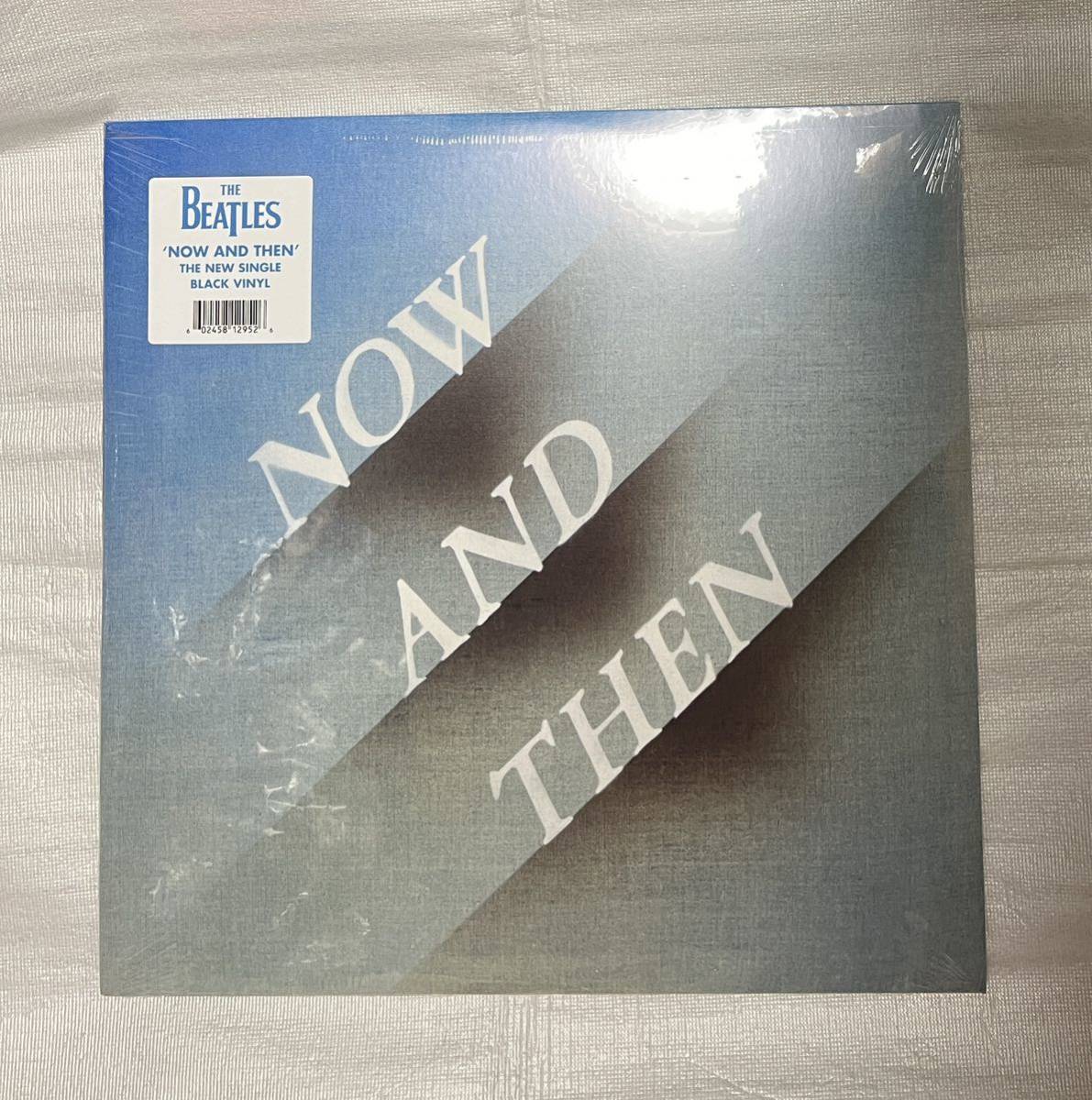 新品未開封 ザ・ビートルズ NOW AND THEN 12inchアナログ盤 BLACK VINYL ナウ・アンド・ゼン THE BEATLES 12インチ 輸入盤 ナウアンドゼン