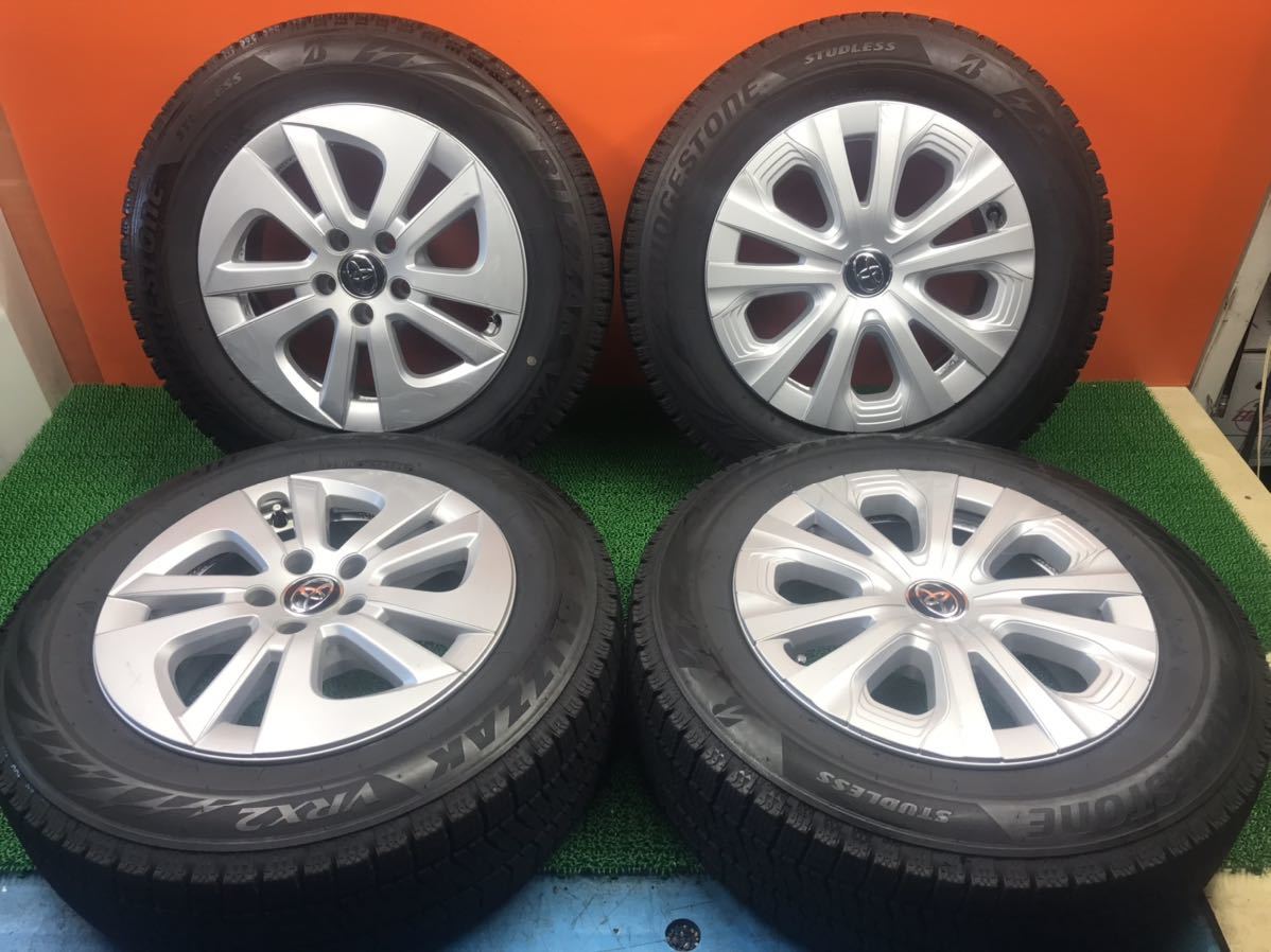 8t-70)冬 195/65R15 BRIDGESTONE Blizzak VRX2 2021年 8.5分山 トヨタ純正 プリウス50系 