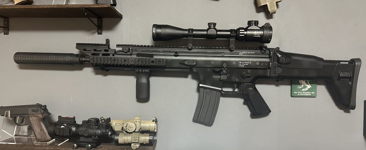 次世代電動ガン SCAR-L laylax ブースター スナイパー カスタム 次世代