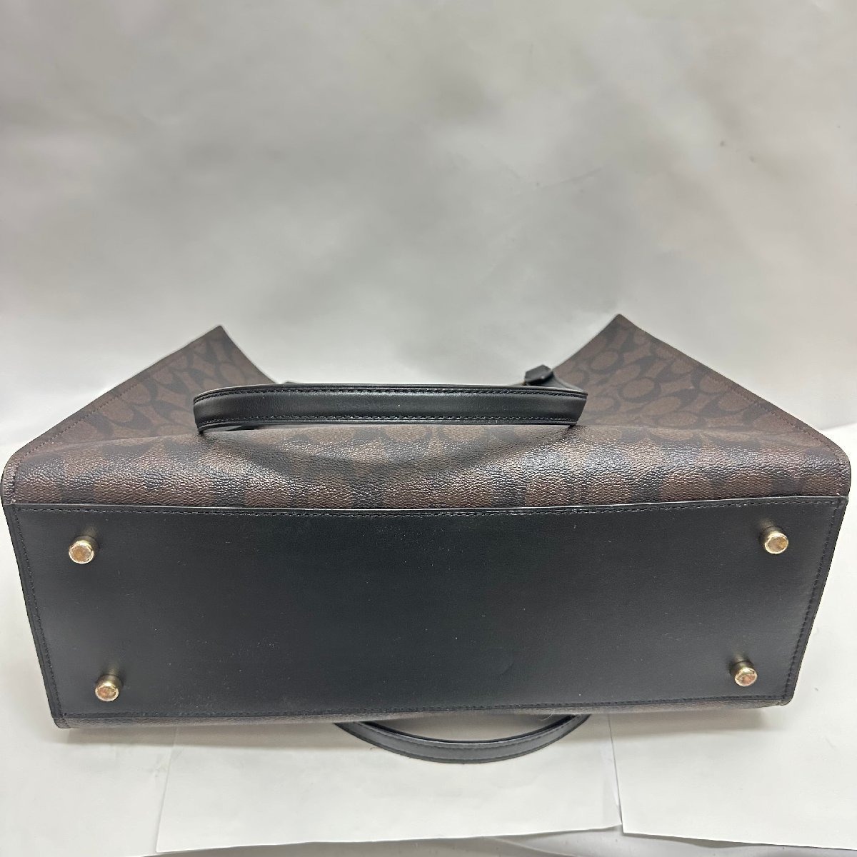 1円～COACH コーチ シグネチャー 2WAYショルダーバッグ トートバッグ 