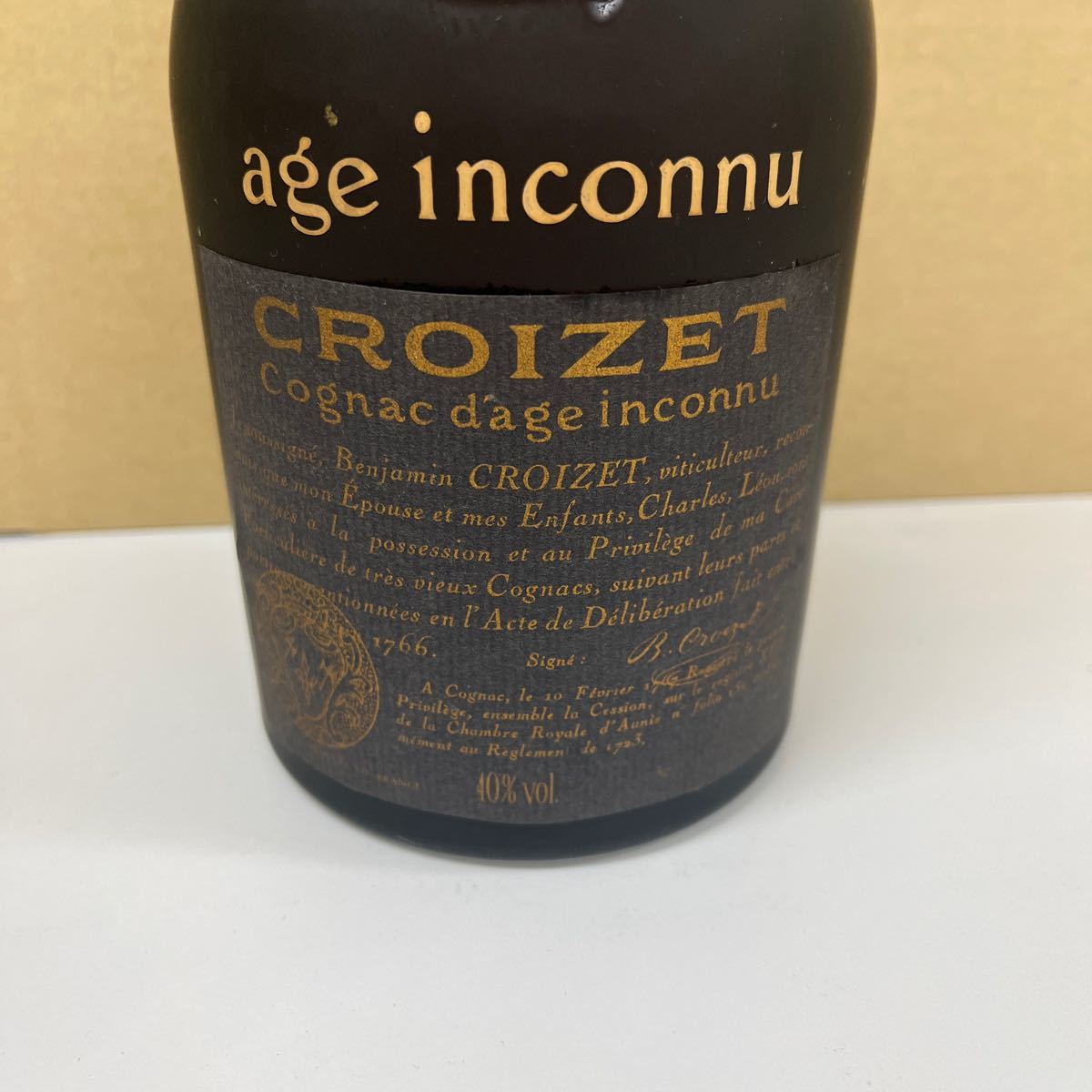 16. ☆未開栓☆ CROIZET AGE INCONNU クロアーゼ アージュ アンコニュ