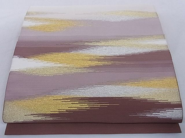 Yuko 爪掻き本綴れ 八寸名古屋帯 金銀糸 楽天市場】平和屋1□極上 名門 浅田綴 爪掻き本綴れ 八寸名古屋帯 水辺