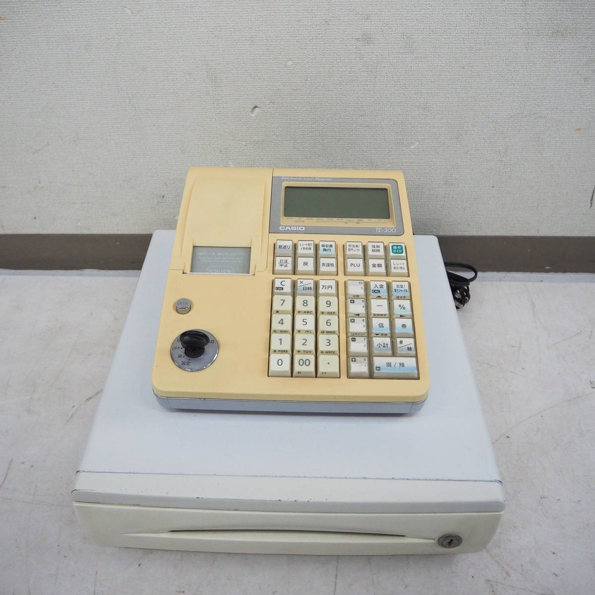 CASIO カシオ 電子レジスター TE-300 店舗用品 事務 会計 レジ打ち