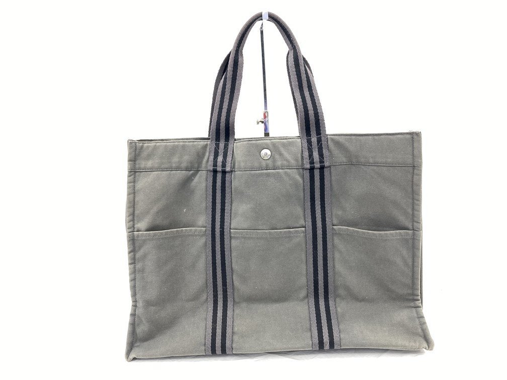 HERMES エルメス トートバッグ フールトゥ グレー系【BKAX8035】