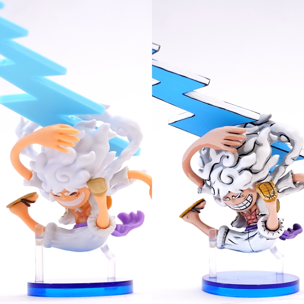ワンピース ルフィ ギア5 ニカ 6体セット フィギュア フルリペイント