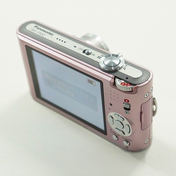 動作確認済み】デジカメ Panasonic DMC-FX60 ピンク 動作確認済