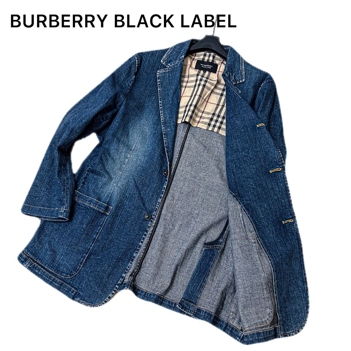 Burberry Takes 名作 希少L(XL相当) BURBERRY BLACK LABEL デニム