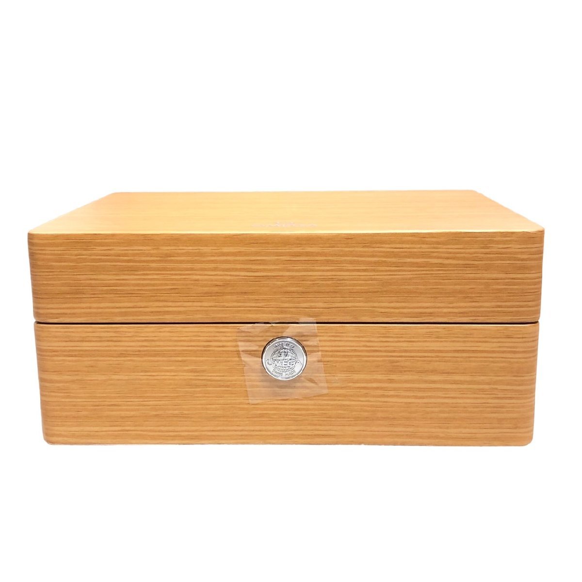 OMEGA 【極美品】OMEGA オメガ 時計 BOX 木目調 ライト ブラウン 冊子 