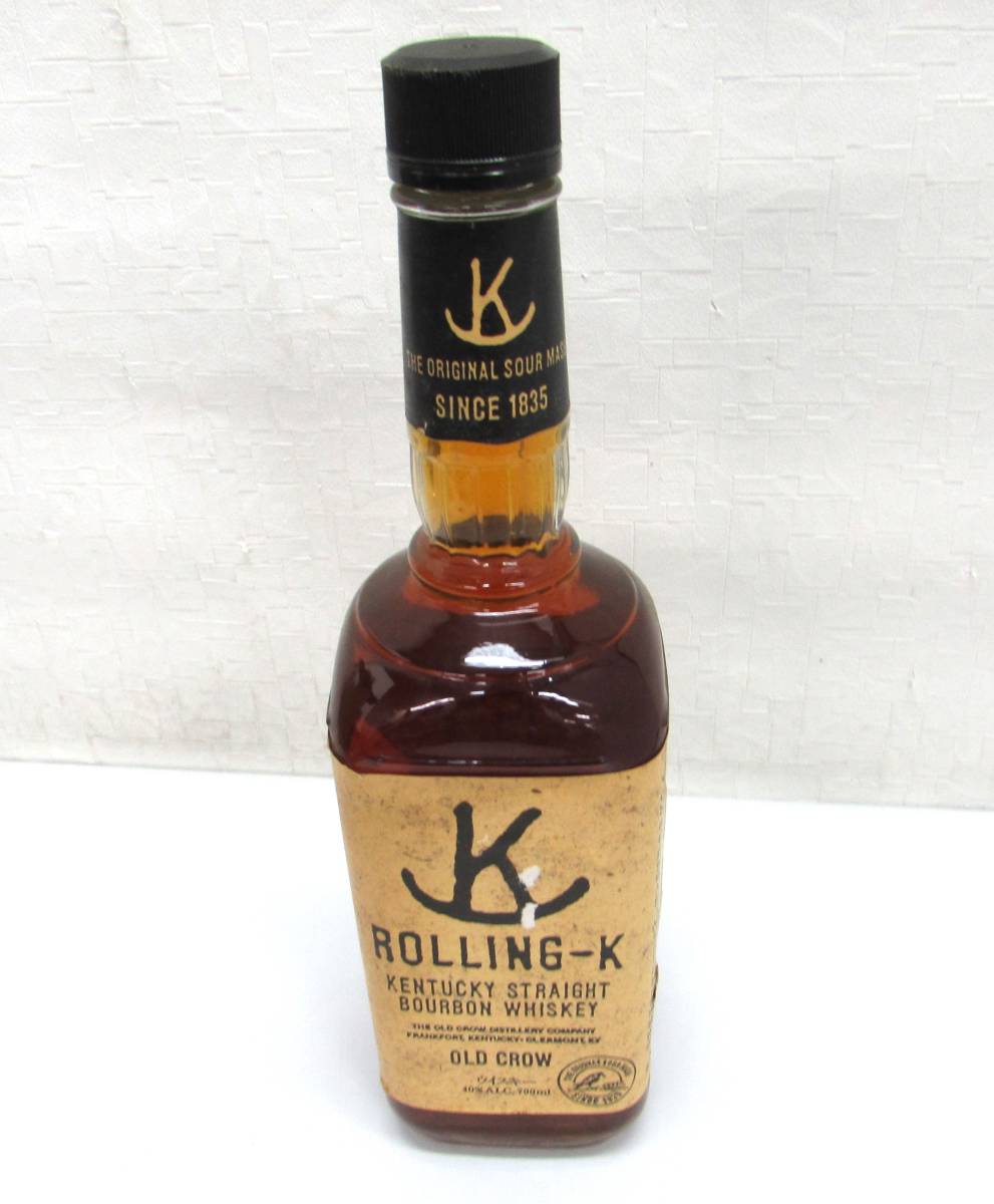 未開栓 OLD CROW ROLLING-K オールドクロウ ローリングK バーボンウイスキー 700ml 40度 お酒