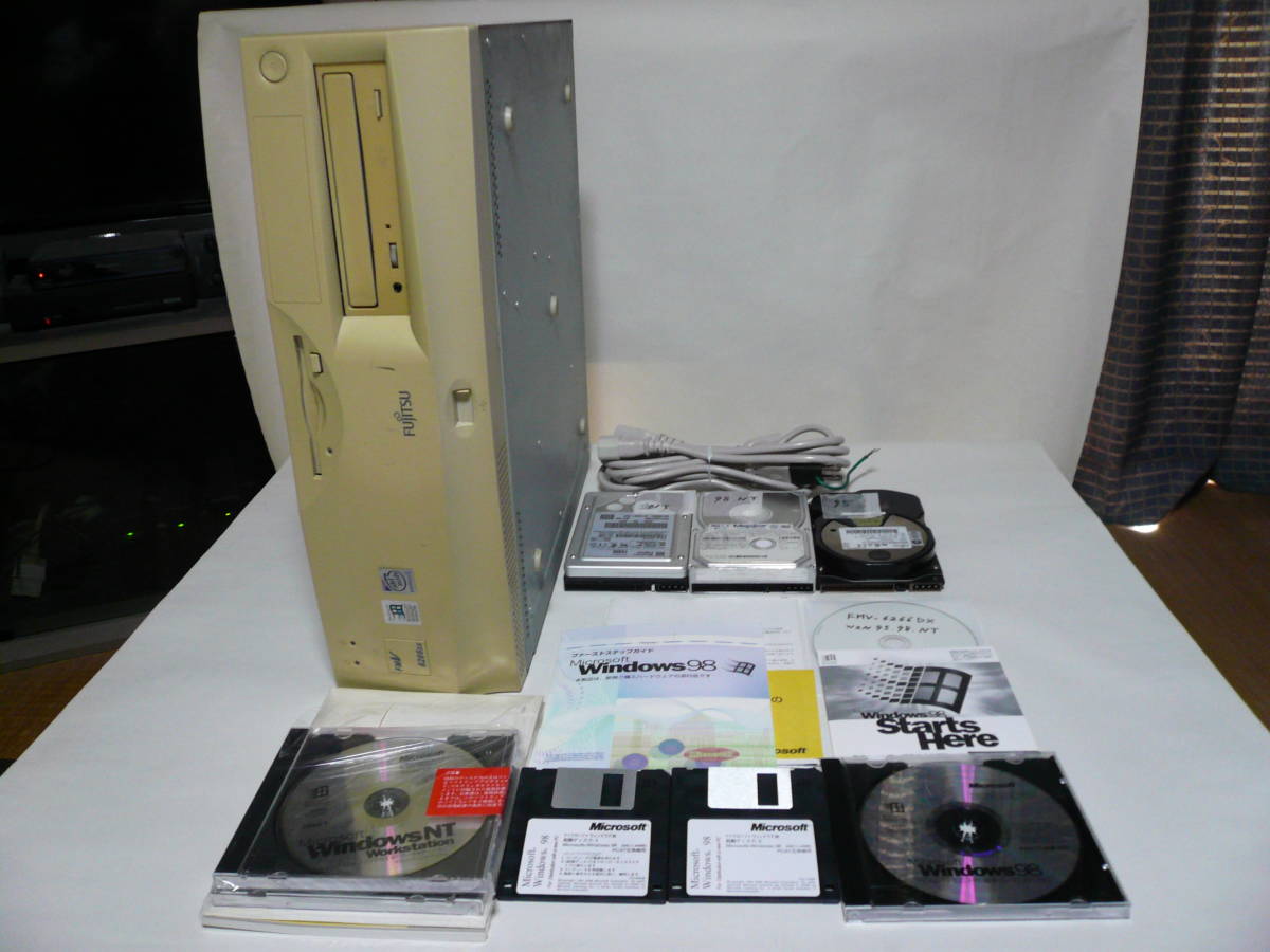 富士通 FMV-6266DX Pentium Ⅱ 266 MHz / 6.4 GB、4.3 GB、4.3 GB
