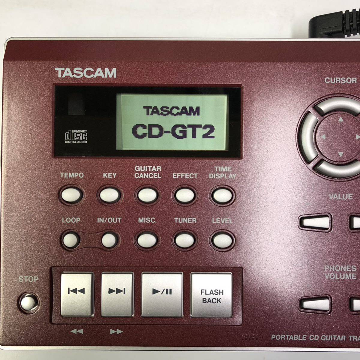 通電確認済み TASCAM タスカム CD ギタートレーナー CD-GT2