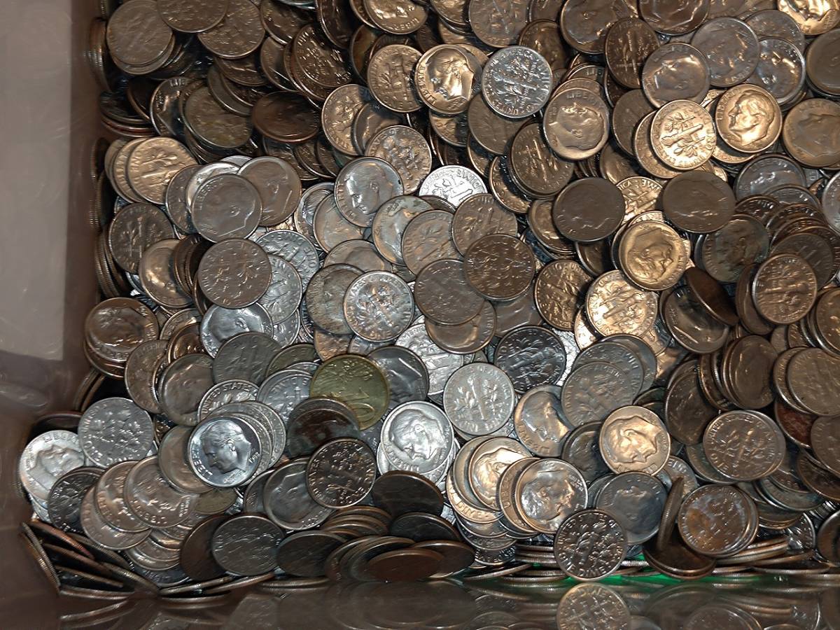1円スタート】アメリカ合衆国 米国 アメリカドル 10セント硬貨 10cent