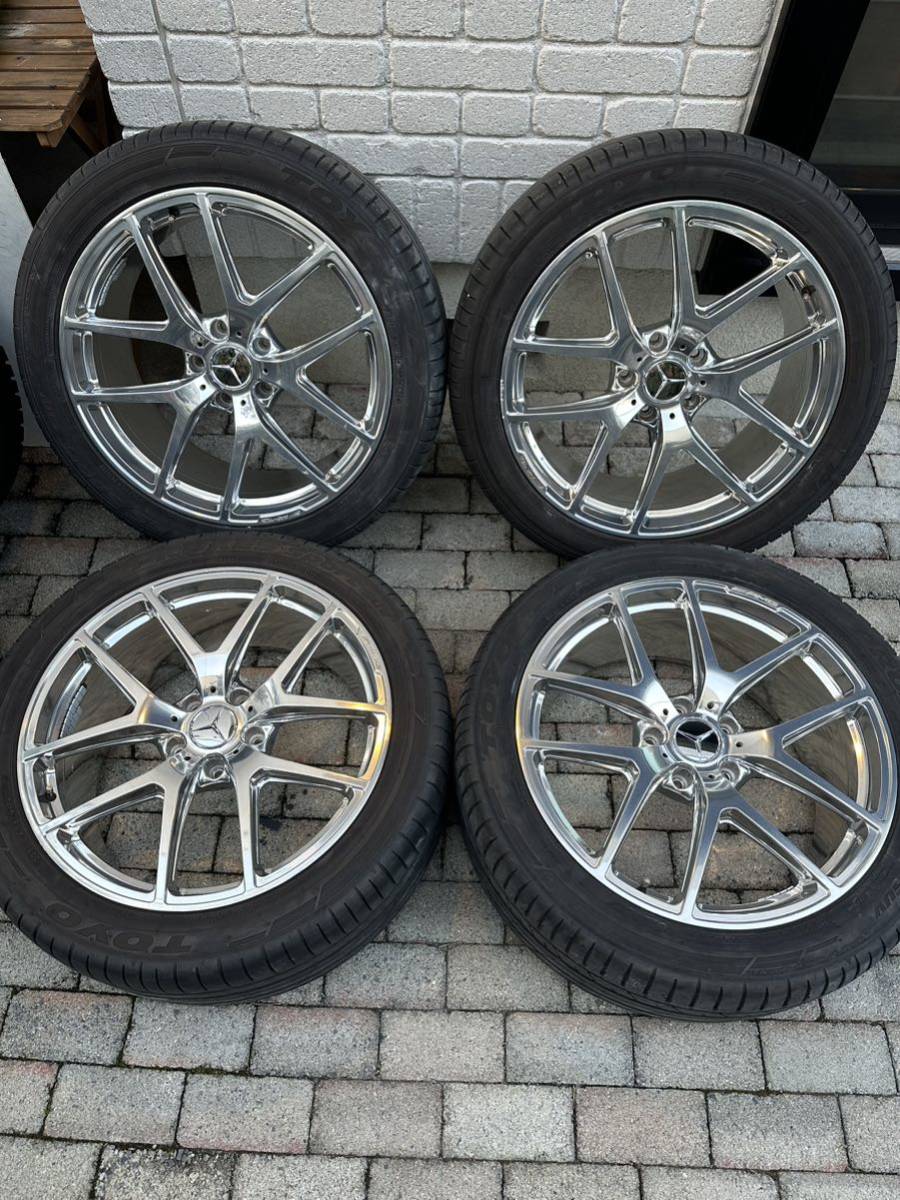 レア　本物ベンツ　AMG w463 G65エディション　21インチホイール　セラミックポリッシュAMGツイン295/40R21 G350 G400 G500 G55 G63