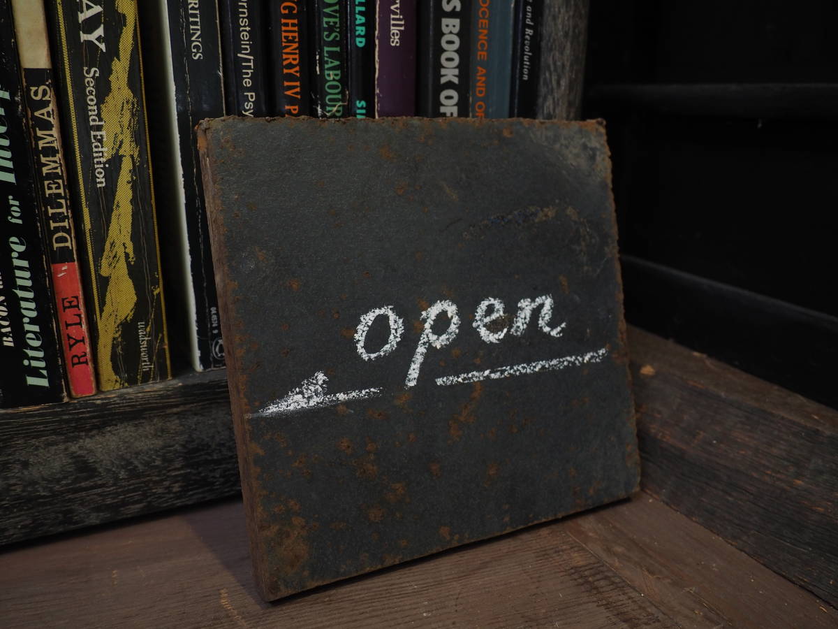 看板 オープン クローズ サインプレート OPEN close プレート アイアン
