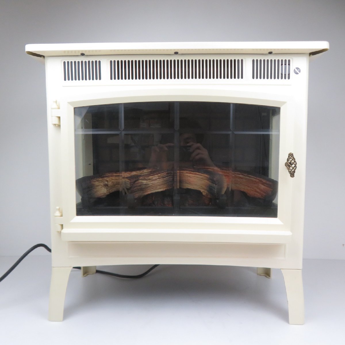 暖炉型ファンヒーター DFI-5010-04 DFI-5010-01 ☆動作品☆電気温風機
