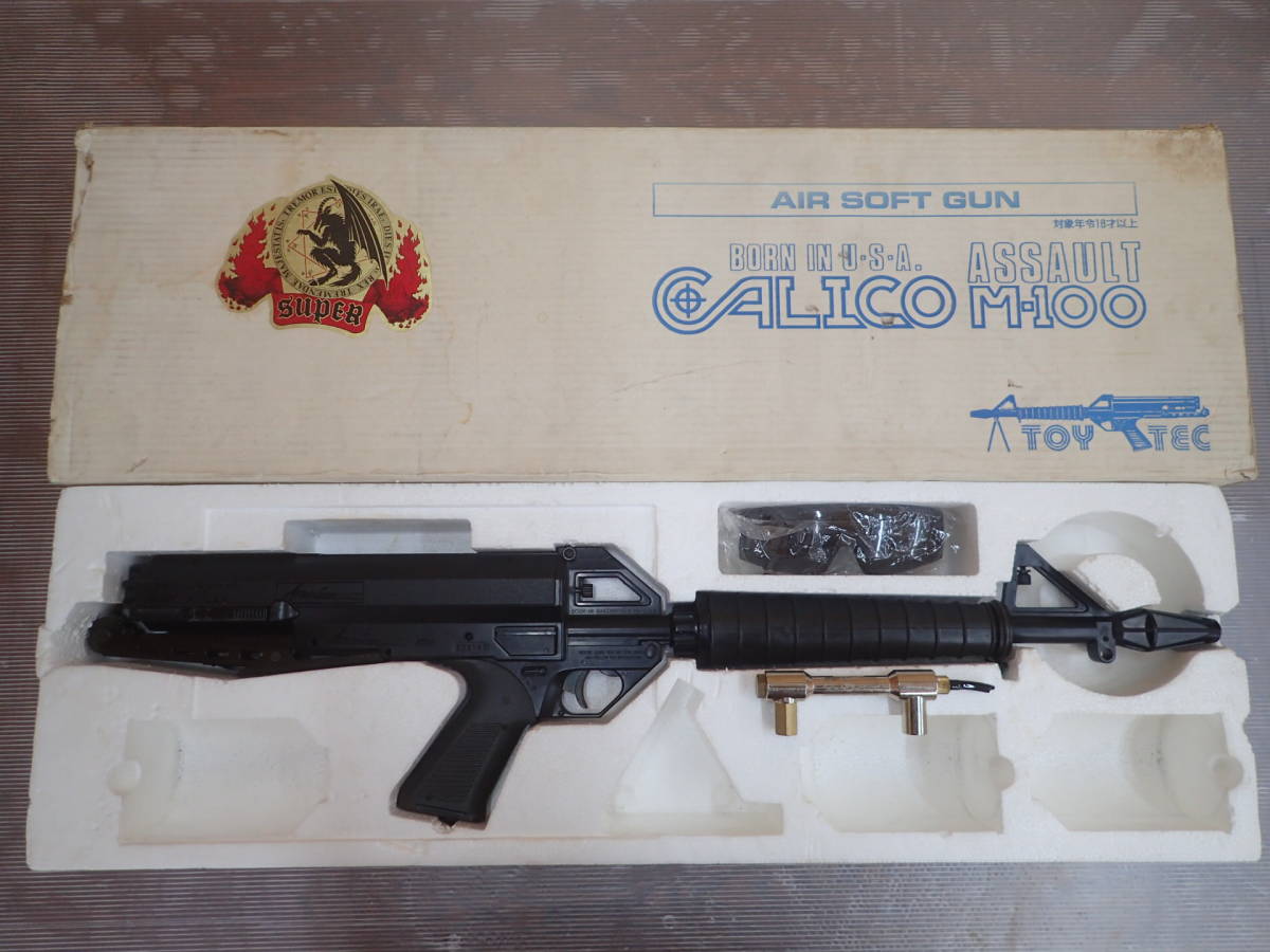 CALICO キャリコ M-100 ASGKマーク エアガン TOY TEK ジャンク