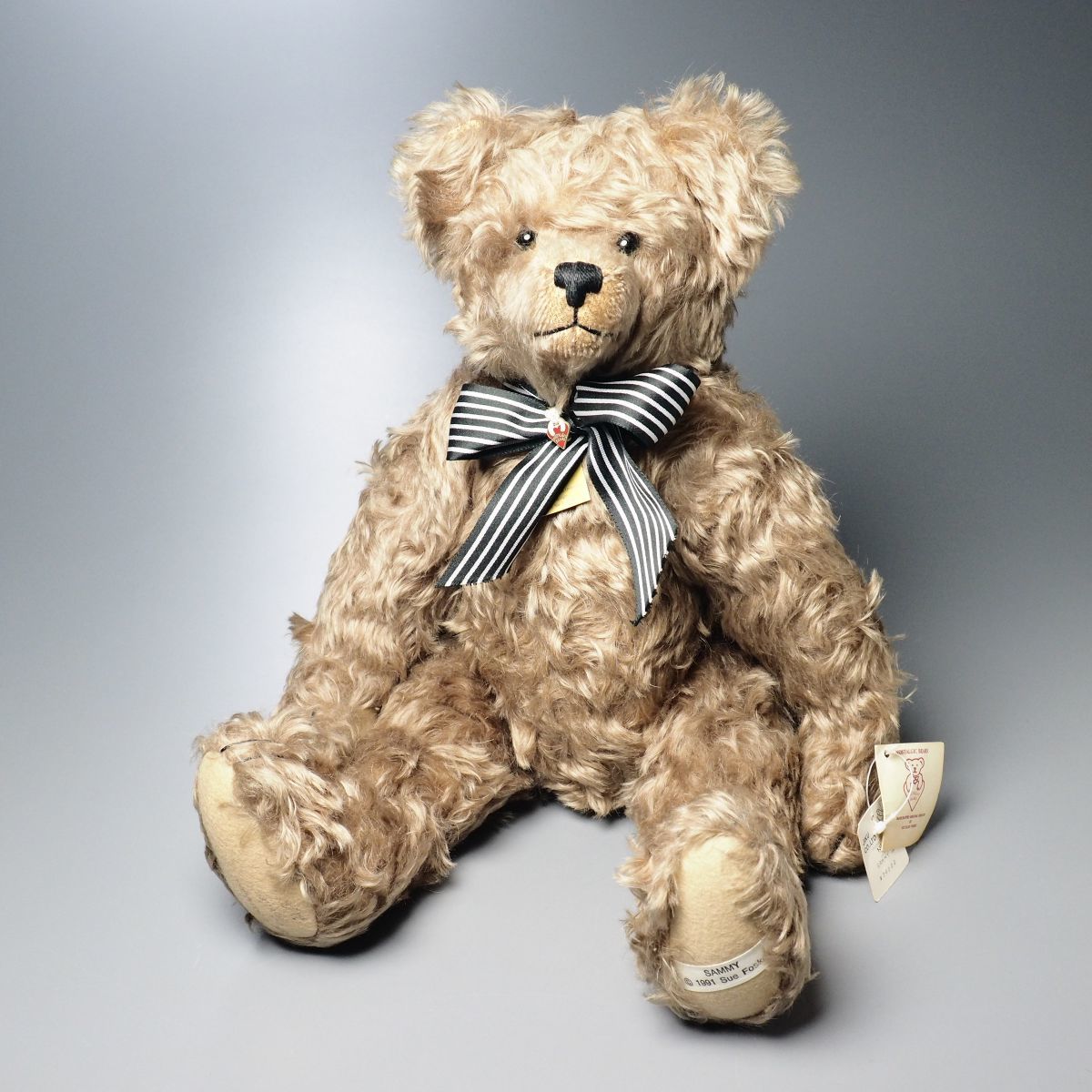 GO8602：90s*NOSTALGIC BEARS*SAMMY*オルゴール入り*テディベア 