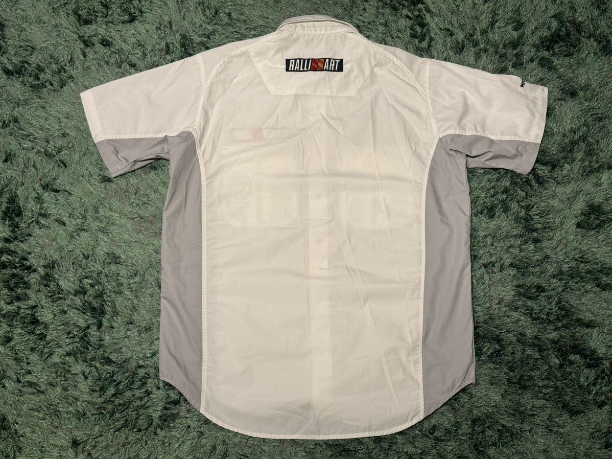 【Mサイズ】 RALLIART シャツ 白 / 三菱 ラリーアート_2