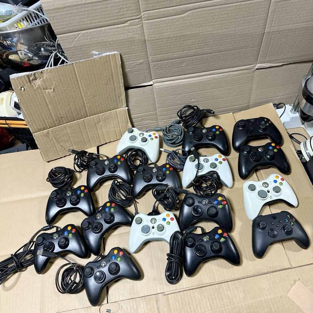 あ-4727）XBOX xbox360 コントローラー 16個まとめ 動作未確認