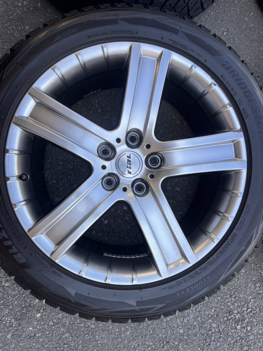 【送料込】【即決・即発送】中古4本セット　275/45R20 9J5H130+60 スタッドレスタイヤBLIZZAK カイエン Q7 トゥアレグ 2026年最新Yahoo!オークション -275／45r20の中古品・新品・未 -275-45-20 メルセデスベンツ W212 S212