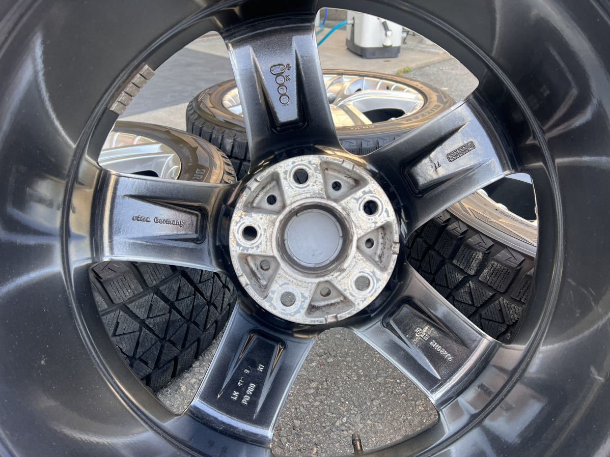 【送料込】【即決・即発送】中古4本セット　275/45R20 9J5H130+60 スタッドレスタイヤBLIZZAK カイエン Q7 トゥアレグ 2026年最新Yahoo!オークション -275／45r20の中古品・新品・未 -275-45-20 メルセデスベンツ W212 S212
