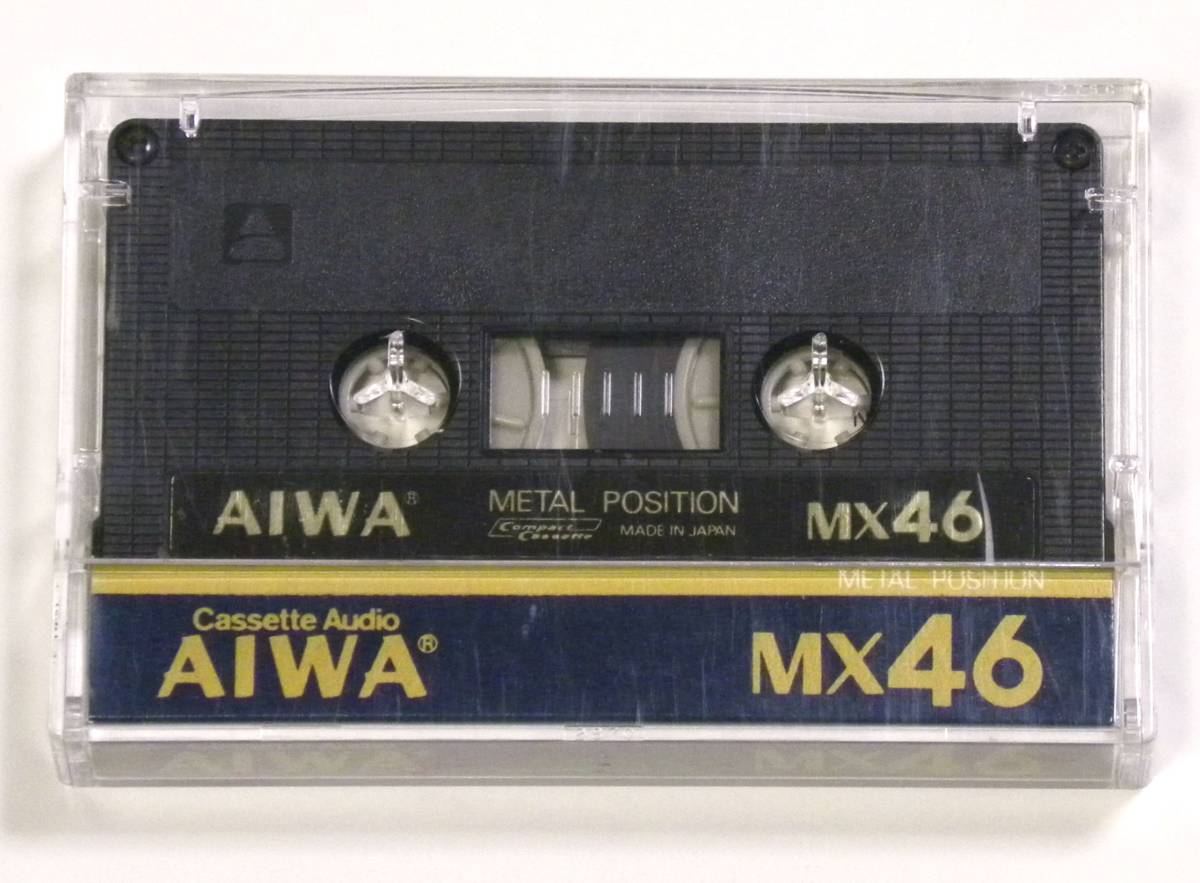 ★ Cassete Audio AIWA MX46 ○ METAL POSITION ○ アイワ カセットテープ メタルテープ MX46 ★ USED ★ Made in Japan ★○▼□◎○▼□