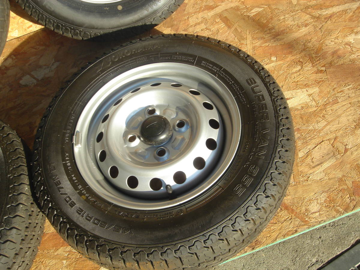 ダイハツ純正 鉄ホイール 14インチ 4本セット ナット付 2025年最新