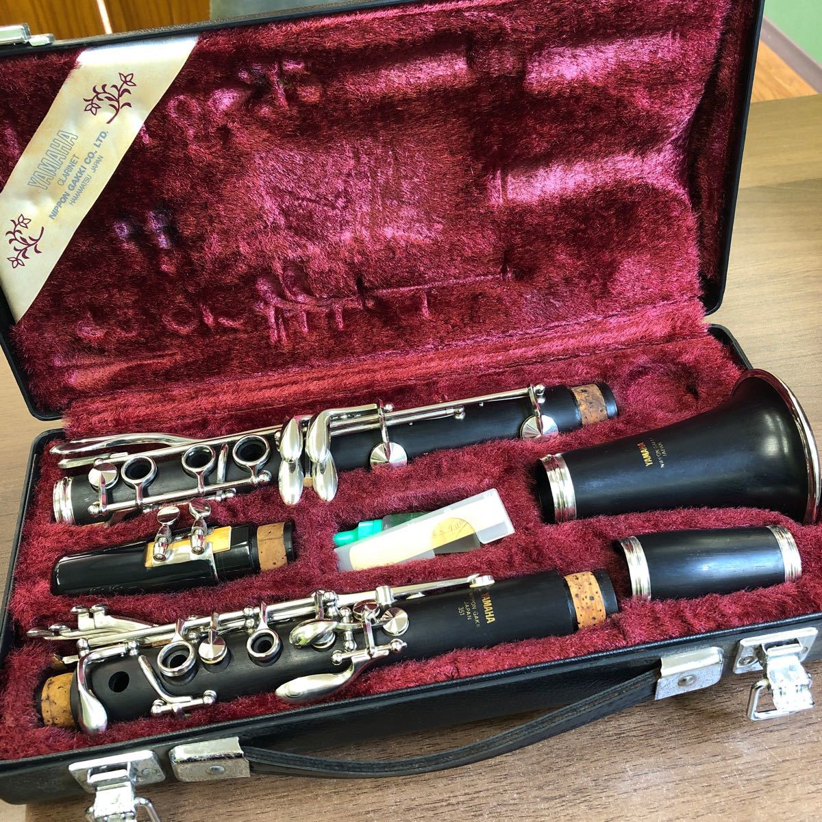 ジャンク】YAMAHA ヤマハ クラリネット 351 管楽器 ケース付き◇No5684