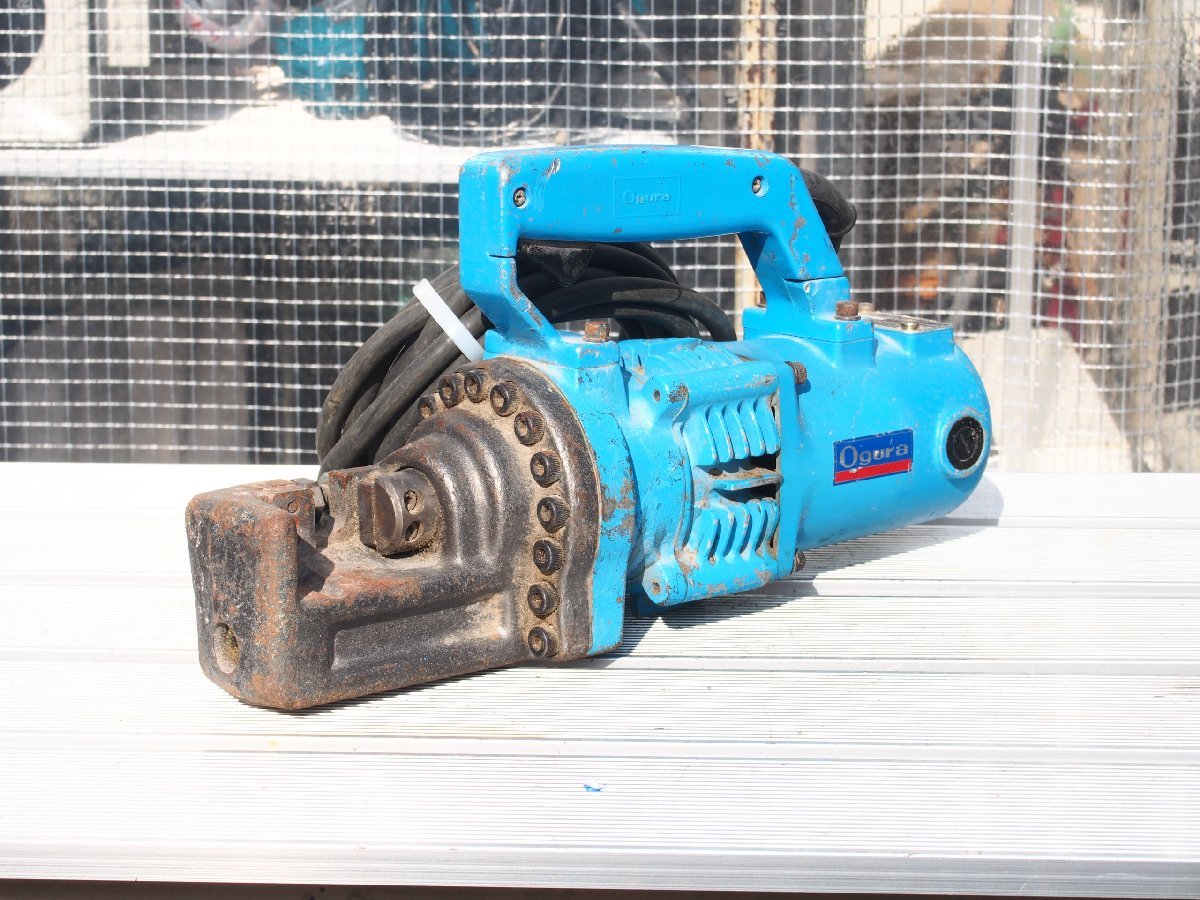 ☆【2W1205-6】 Ogura オグラ 電動油圧式鉄筋カッター HBC-19 ☆【2W1205-6】 Ogura オグラ 電動油圧式鉄筋カッター HBC-19