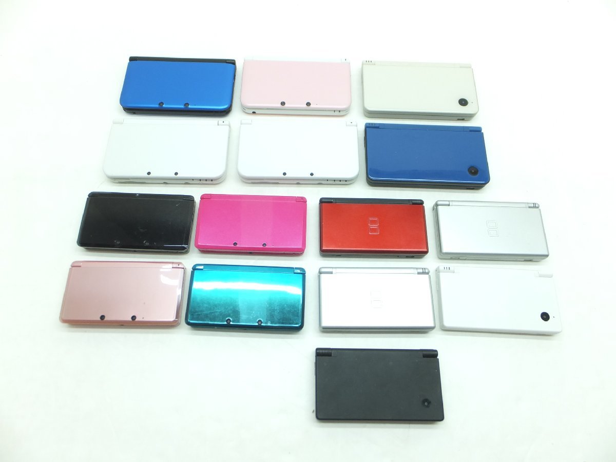 25MS●ニンテンドー3DS・DSi・DS Lite １５台まとめ ジャンク 動作未確認 Nintendo New3DSLL 3DSLL 3DS DSiLL DSi DS Lite