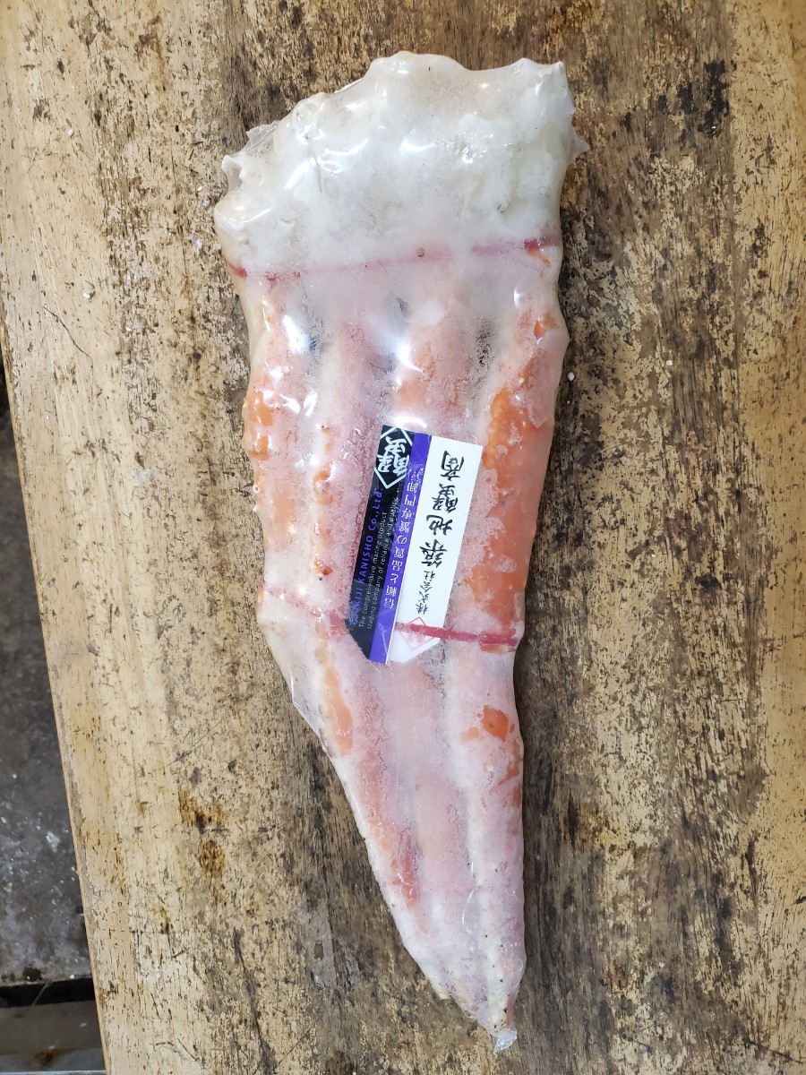 ボイルタラバ8L1肩。1.9キロ前後 特大 8L タラバ蟹 約1.8kg 価格値下げ!!］