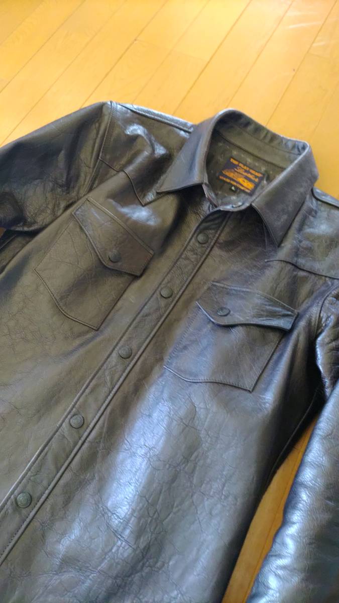 THE FLAT HEAD フラットヘッド 馬革 ホースハイド シャツジャケット F