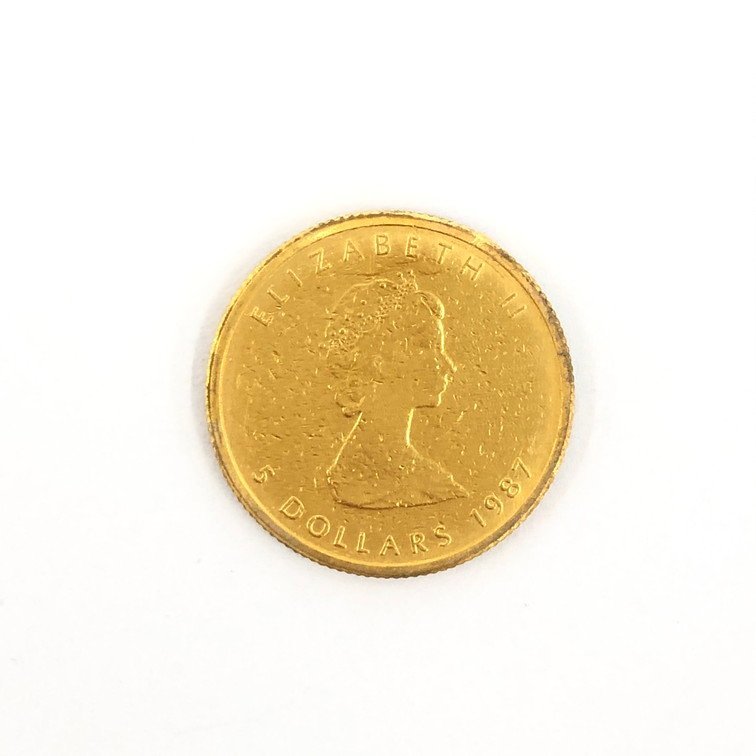 K24 カナダ メイプルリーフ金貨 1/10oz 総重量3.0g【BIAO6034